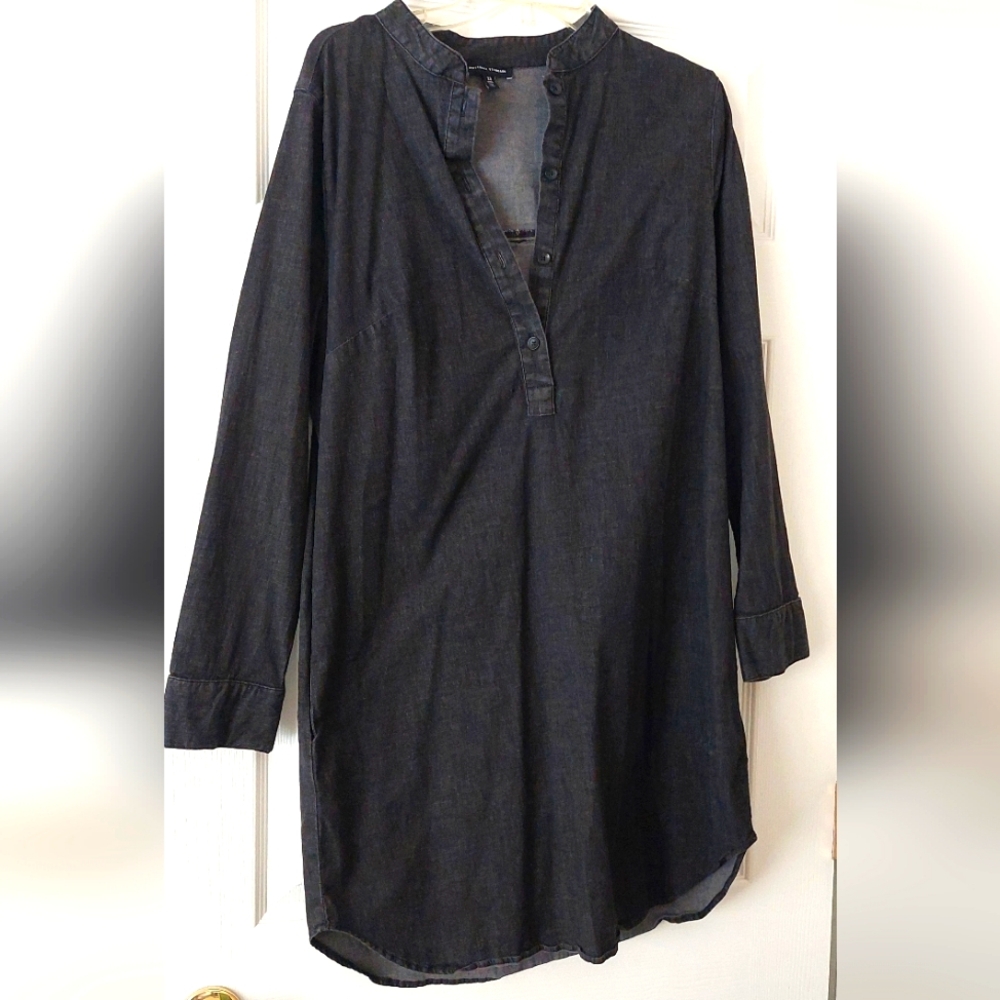 Black Denim Tunic